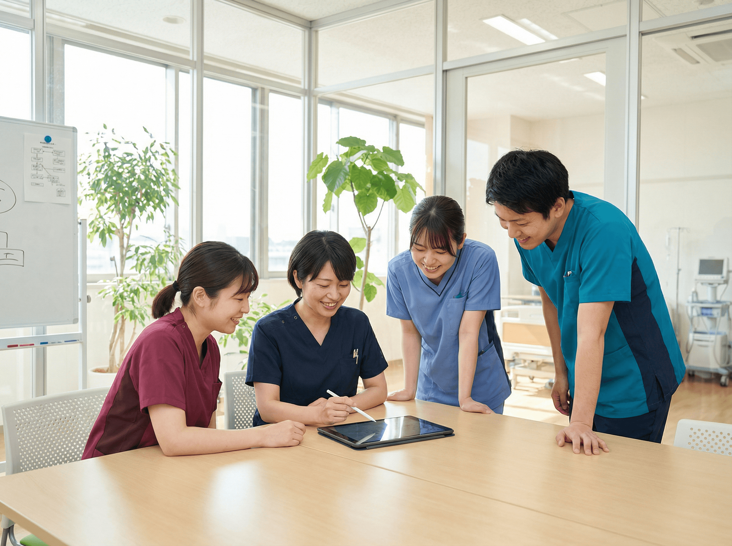 スタッフミーティングの様子